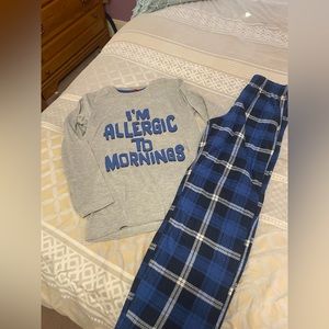 Allergic to mornings pajama set 🦄